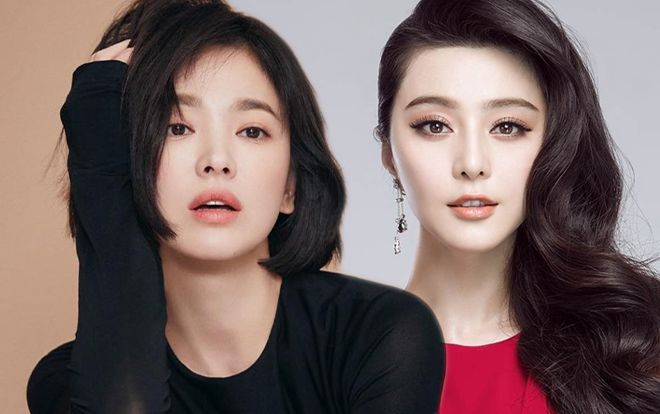 Song Hye Kyo - Phạm Băng Băng: Sinh năm 1981, bước vào showbiz năm 1996 và cùng chia tay vào 27/06/2019