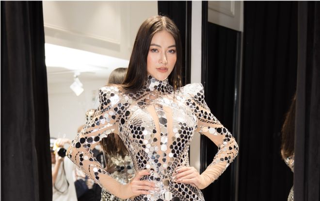 Phương Khánh khiến fan 'say đứ đừ' khi thử váy chấm thi quốc tế, ngọt ngào hay mạnh mẽ kiểu chiến binh đều có đủ