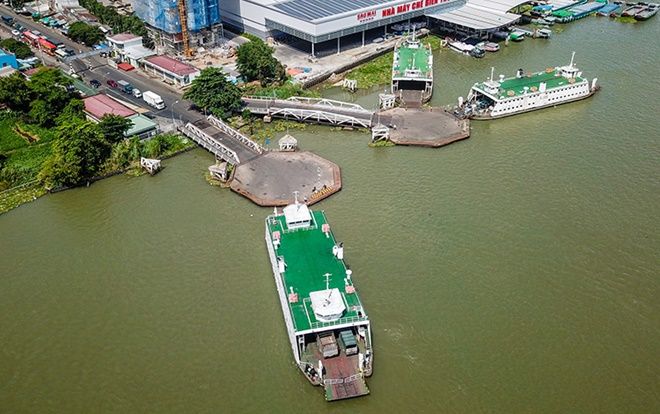 Phà Vàm Cống dừng hoạt động từ ngày 30/6