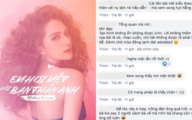 Cư dân mạng chia 2 phe, 1 bên thất vọng, 1 bên thích thú MV mới của Hương Giang?