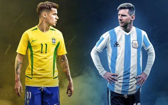 Brazil gặp Argentina: Quyết đấu trong sự thù hận của hai kình địch!