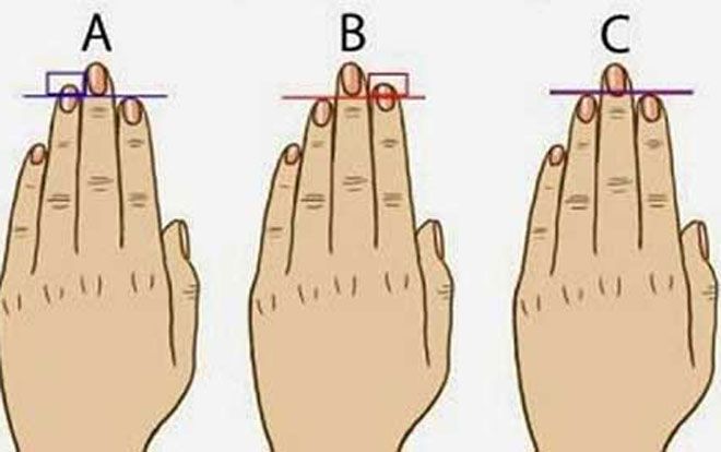 So sánh độ dài ngón tay áp út với ngón trỏ, biết ngay ai làm thuê, ai có tướng làm lãnh đạo