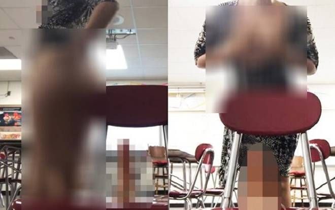 Cảnh sát vào cuộc nữ giáo viên tự lột đồ quay 'cảnh nóng' trong lớp học