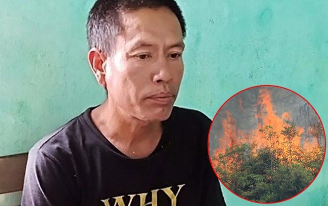 Khởi tố người đàn ông đốt rác làm cháy rừng nghiêm trọng