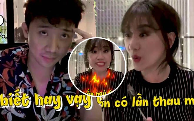 Không đỡ nổi với chùm ảnh phản ứng của Hari Won khi phát hiện Trấn Thành đọc nhầm tên bài hát