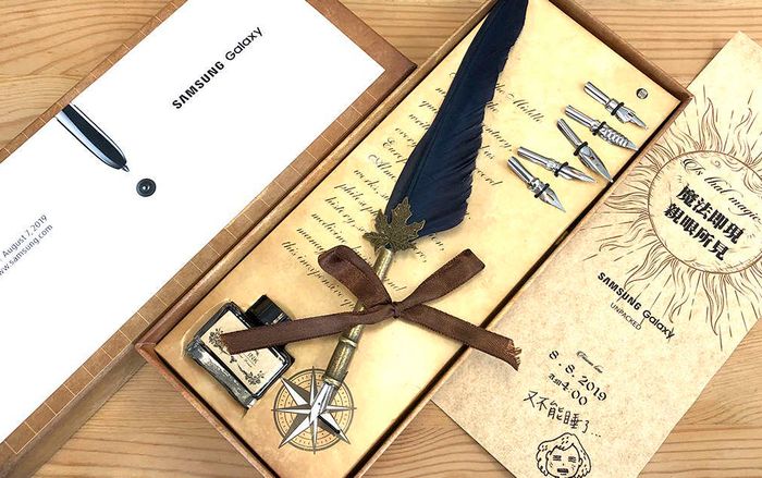 Thư mời sự kiện Galaxy Note 10 của Samsung chẳng khác gì bí tịch võ lâm