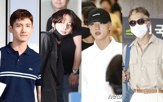 BTS 'đại náo' sân bay, Winner mệt mỏi trở về nước - Max Changmin (DBSK) bảnh trai