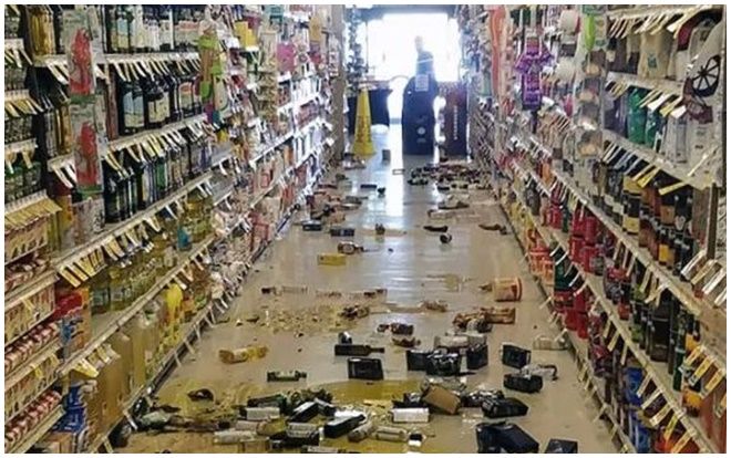 California hứng động đất dữ dội nhất trong vòng 20 năm qua vào đúng Quốc khánh Mỹ