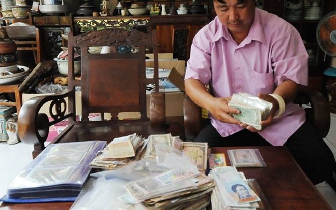 300 bộ tiền xưa Việt Nam vô cùng độc lạ hiếm của thầy giáo An Giang