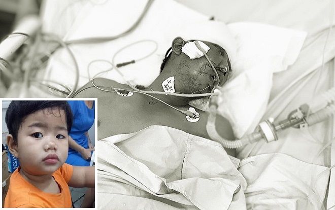 Xót cảnh cha bị tai nạn nguy kịch, con trai 3 tuổi khóc lóc tìm người thân nhưng bị mẹ chối bỏ vì… đã li dị