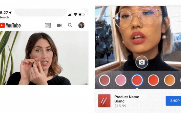 YouTube sắp có tính năng cho các chị em thử mỹ phẩm mà không cần bước đến cửa hàng
