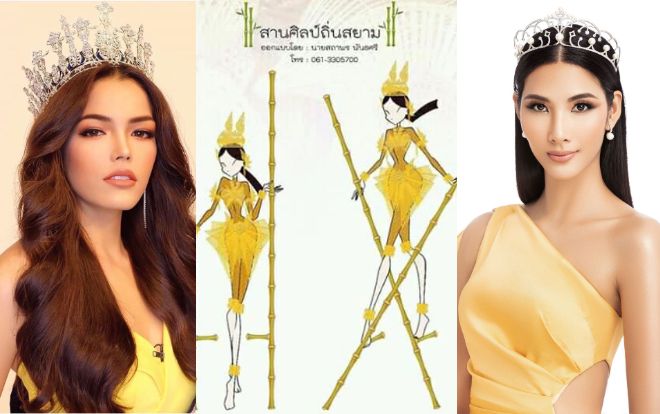 Bộ trang phục dân tộc được fan Thái Lan vote 'điên đảo' để càn quét Miss Universe, Hoàng Thùy đã biết chưa?