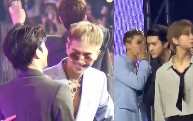 Fan chia sẻ ‘rần rần’ màn tương tác đáng yêu giữa Mino (WINNER) với Sehun và Suho (EXO) vào cuối buổi nhạc hội