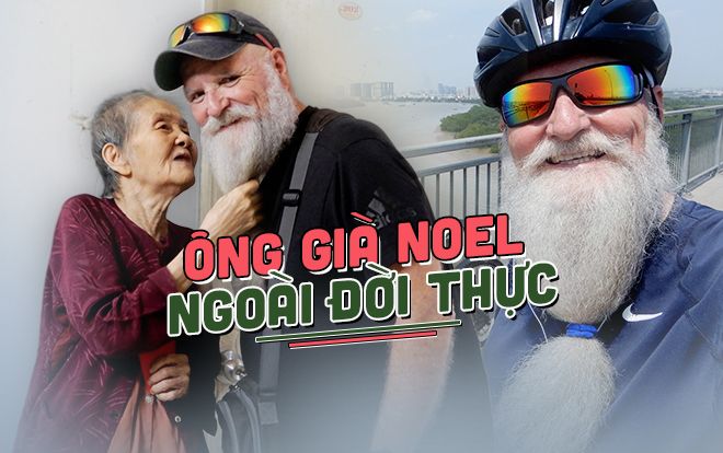 'Ông già Noel ngoài đời thật': Dạy tiếng Anh, nuôi trẻ em mồ côi và giúp đỡ mẹ đơn thân miễn phí khắp Sài Gòn