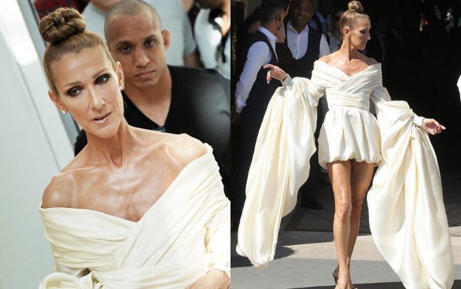 Ở tuổi 51, Céline Dion tự tin mặc váy ngắn táo bạo, khoe chân trần nuột nà tại Paris Couture