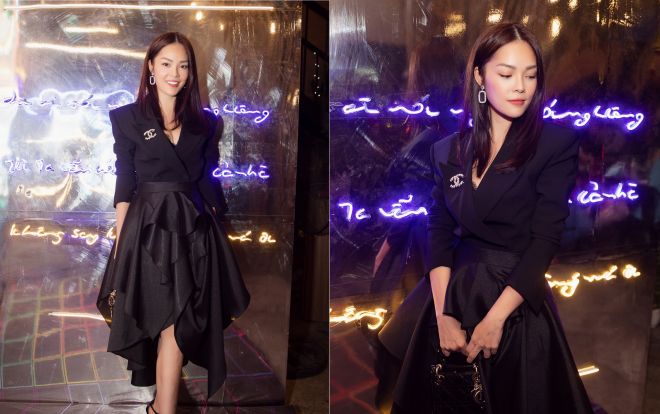 Diện style all black, xách túi hiệu 5000 đô, Dương Cẩm Lynh nhanh chóng chiếm trọn spotlight