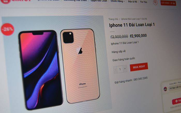 Chưa ra mắt, iPhone 11 đã lên kệ tại Việt Nam với giá chưa tới 3 triệu đồng