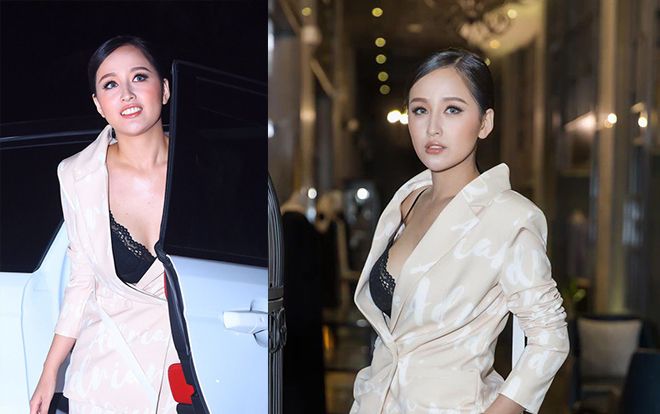 Diện lại cây đồ cũ, Mai Phương Thúy hở nội y úp mở vòng một gần 1m vẫn được khen nức nở