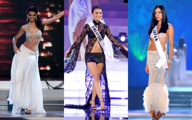 Đầm dạ hội táo bạo nhất Miss Universe: Bộ đi vào lịch sử, bộ xấu 'không tiêu hóa nổi'