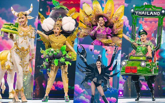 National Costume của Miss Grand Thailand 2019: Nải chuối - Con cua cũng lộng lẫy đến choáng ngợp!