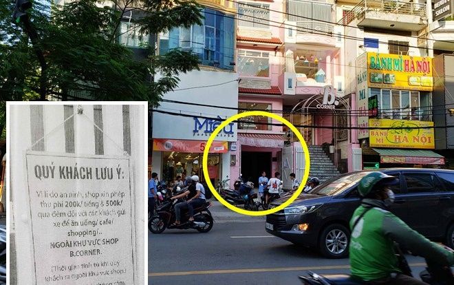 Chủ shop 'chặt chém' 200.000 đồng/lần gửi xe bị phạt hơn 22 triệu đồng
