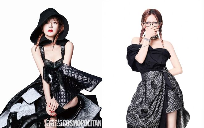 Triệu Vy thắt tóc hai bím khiến fan 'ngã ngửa' không nhận ra vì quá trẻ