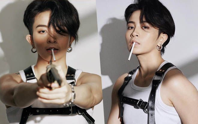 Xuất hiện với hình ảnh cơ bắp cùng ria mép, Gil Lê khiến fan cứ ngỡ đã tiêm hóc môn