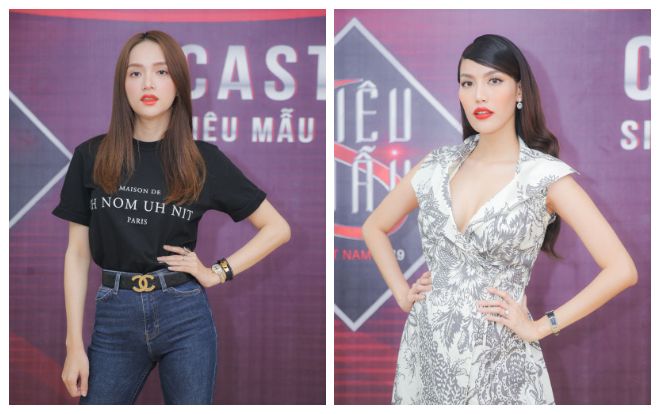 Hương Giang giản dị kín đáo đối lập Lan Khuê khoe vòng 1 gợi cảm, ai cũng khiến thí sinh trầm trồ