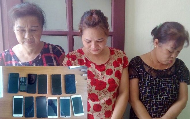 Bắt 3 'nữ quái' lớn tuổi đến Sầm Sơn thuê nhà trọ thực hiện hơn 10 vụ trộm cắp trong 1 ngày