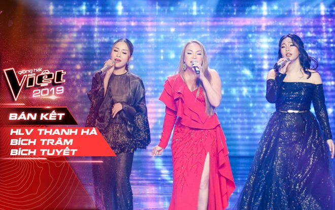 Màn kết hợp 'đỉnh cao' của 3 giọng nữ nội lực: HLV Thanh Hà - Bích Trâm - Bích Tuyết tại The Voice 2019