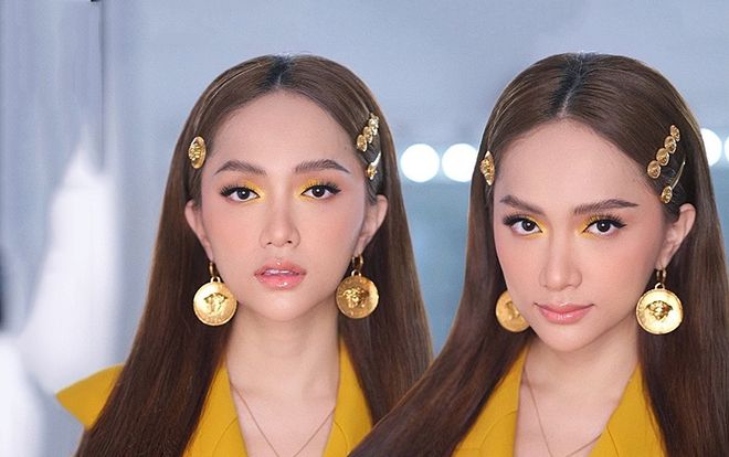 Hương Giang 'chơi lớn' với style mắt lửa ngươi vàng giống Tề Thiên Đại Thánh, fan được phen trầm trồ