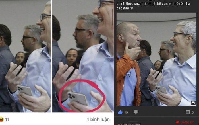 Cộng đồng mạng Việt Nam lại bị lừa: Hình ảnh Tim Cook cầm iPhone 11 chỉ là sản phẩm của photoshop