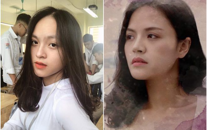 Nữ sinh bất ngờ nổi tiếng vì quá giống 'chị Huệ' Thu Quỳnh
