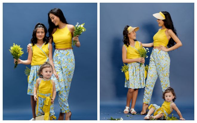 Siêu mẫu Như Vân lần đầu tiên khoe 2 cô con gái cưng xinh đẹp