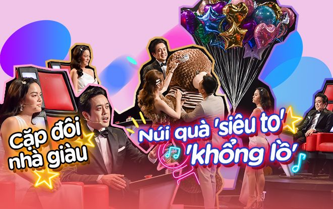 'Cặp đôi nhà giàu mới nổi' Dương Khắc Linh - Phạm Quỳnh Anh mang cả 'núi quà' lên sân khấu Giọng hát Việt nhí 2019