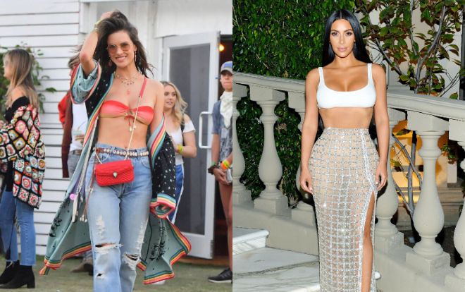 Dàn mỹ nhân Hollywood 'rực lửa' trong phong cách mặc áo ngực hở vòng một sành điệu ra phố