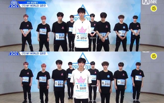 Chung kết 'Produce X 101': Tiết lộ video của 20 thực tập sinh cạnh tranh vị trí center