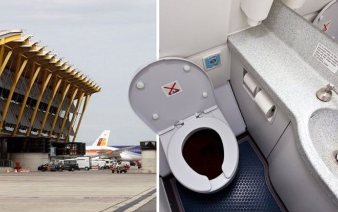 Phát hiện xác ướp bào thai cuốn trong vải ở nhà vệ sinh máy bay