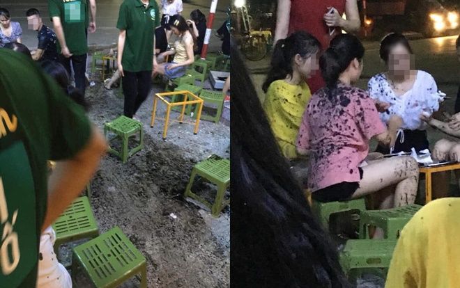 Nhiều khách hàng ngồi uống trà chanh bất ngờ bị ném 'bom bẩn', nghi do cạnh tranh làm ăn