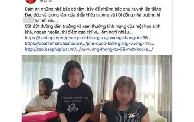 Á khôi doanh nhân sẽ trực tiếp xin lỗi lãnh đạo trường THPT Phú Quốc sau vụ viết status xúc phạm trên Facebook do con bị lưu ban
