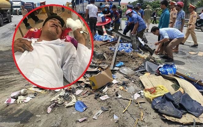 Nỗi đau người đàn ông vĩnh viễn mất vợ sau tai nạn kinh hoàng ở Hải Dương: 'Sáng ra còn nói chuyện với vợ mà giờ đã như thế này'