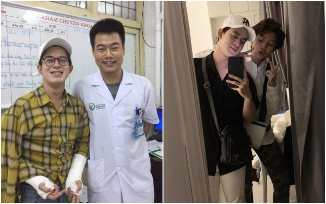 Quang Anh bị ngã rạn xương tay, cô bạn thân Bảo Hân gửi lời thăm hỏi hết sức có tâm: 'Đen thôi đỏ để tôi'