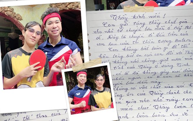 Thông điệp từ lá thư cảm động của Quỳnh Trâm gửi thầy Ngọc Sơn