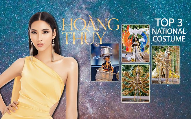 Top 3 National Costume cho Hoàng Thùy: Fan chọn Sơn Tinh Thủy Tinh và Vùng đất chín rồng?