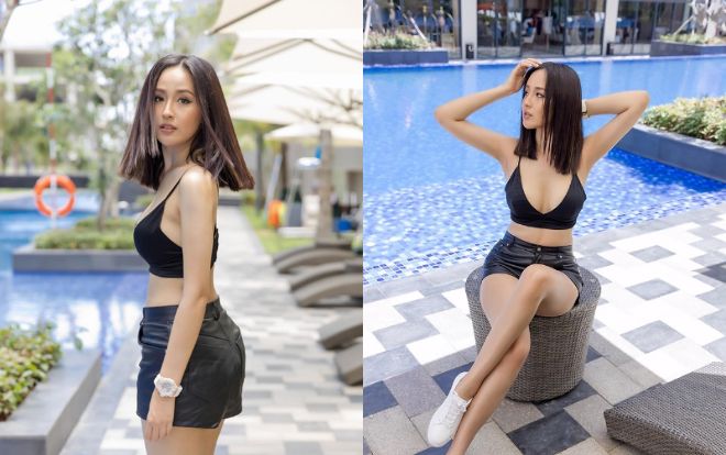 Mai Phương Thúy 'lột xác' với mái tóc ngắn, diện crop-top khoe vòng một 95 cm trứ danh