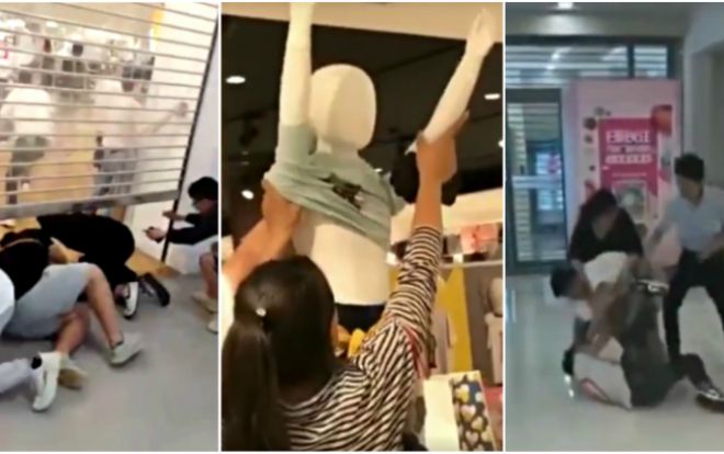 Nổi da gà vì cảnh tượng hàng trăm khách hàng giành giật, giẫm đạp lên nhau để mua đồ