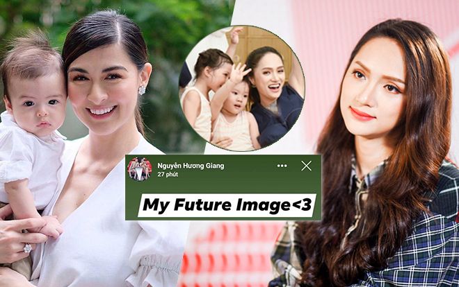 Đăng ảnh mỹ nhân đẹp nhất Philippines bế con trai, Hương Giang muốn làm vợ hiền - dâu thảo?