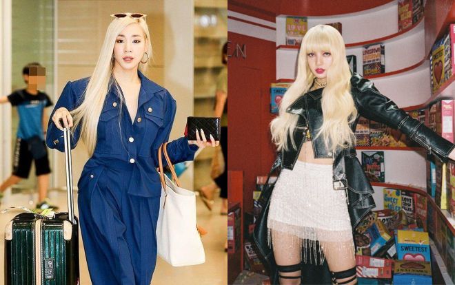 Kiểu tóc vàng hoe của Tiffany SNSD và Lisa Black Pink gây sốt xình xịch trong hè thu 2019