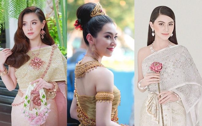 Ngắm loạt ảnh mỹ nhân Thái trong trang phục truyền thống, ngoài Nira của Chiếc lá cuốn bay, những cái tên còn lại là ai?