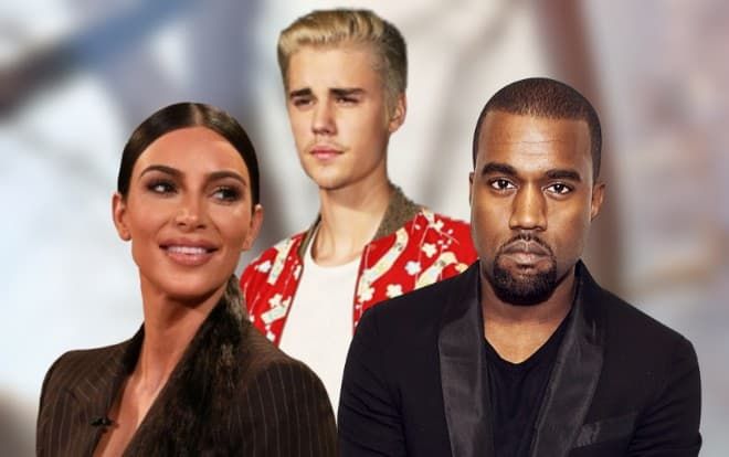 Rộ tin hợp tác giữa Kayne West và Justin Bieber nhằm 'đối chọi' Taylor Swift: Kim Kardashian nói gì?